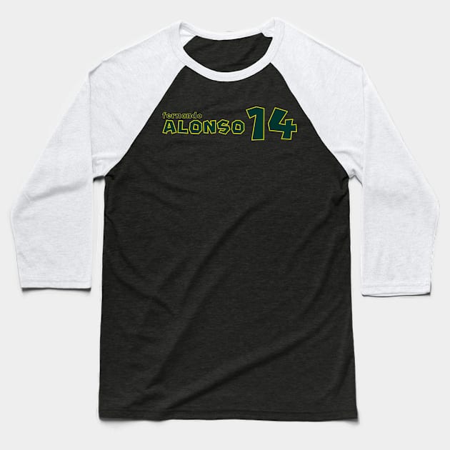 Fernando Alonso '23 Baseball T-Shirt by SteamboatJoe